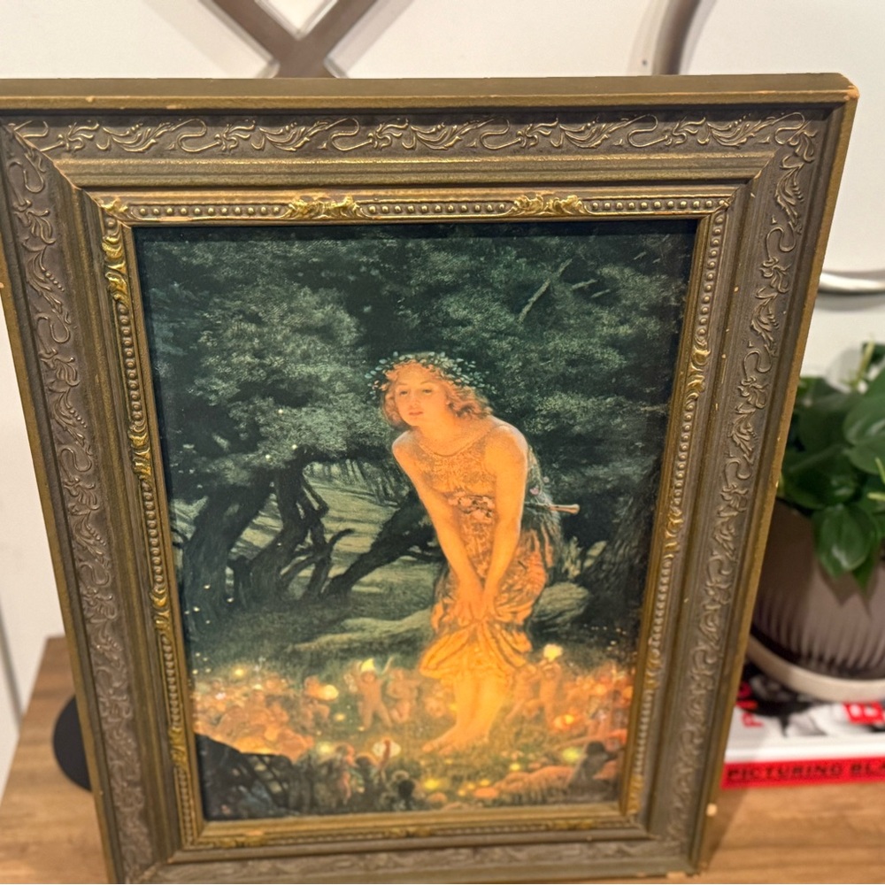 Vintage Midsummer Eve Fairy Art Print – Edward Robert Hughes Style - Picture 11 of 11